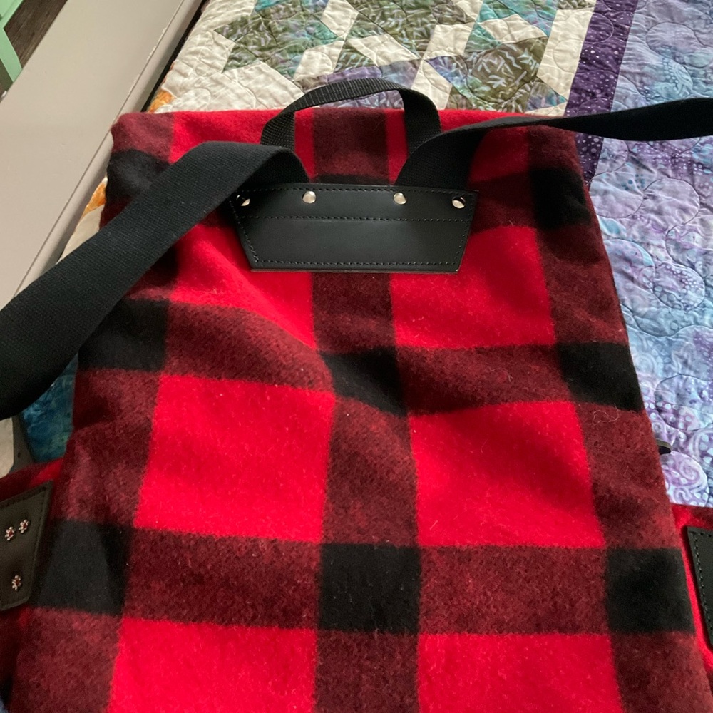 Duluth Pack Backpack - Red / Black Wool - image 3